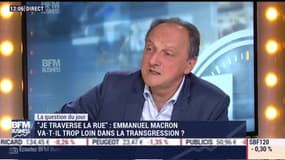 La question du jour: "Je traverse la rue", Emmanuel Macron va-t-il trop loin dans la transgression ? - 17/09