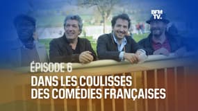 Lucien Jean-Baptiste, Alain Chabat, Edouard Baer & Philippe Duquesne dans "Turf"