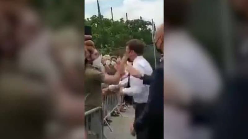 Après la gifle, Macron dénonce des faits "isolés" d'"individus ultraviolents"