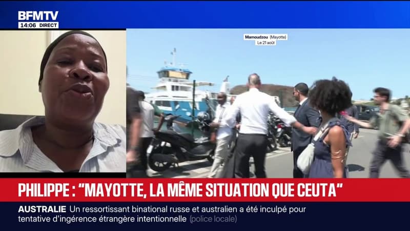 "Les propos de monsieur Édouard Philippe résument totalement la situation de Mayotte", estime Mariam Saïd Kalame, conseillère départementale et ancienne porte-parole de Renaissance à Mayotte