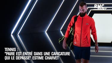 Tennis : "Paire est entré dans une caricature qui le dépasse" estime Charvet 