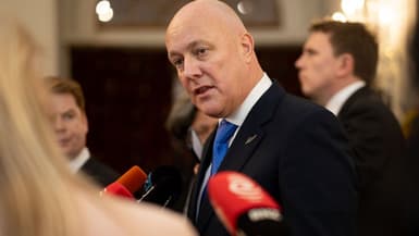 Le nouveau Premier ministre de Nouvelle-Zélande, Christopher Luxon, le 27 novembre 2023