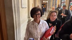 Rachida Dati assiste à son premier Conseil de Paris depuis sa nomination au gouvernement, le 6 février 2024.