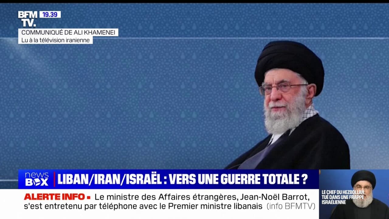 Liban: “Il est obligatoire pour tous les musulmans de soutenir le peuple libanais et le fier Hezbollah”, communique Ali Khamenei, guide suprême d’Iran (1/1)