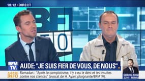 Aude: Emmanuel Macron auprès des sinistrés