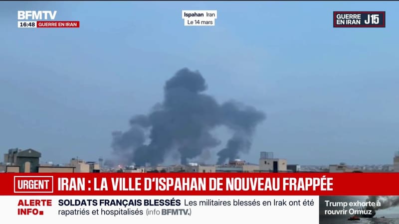 Guerre au Moyen-Orient: de nouvelles frappes en cours sur Ispahan et Téhéran