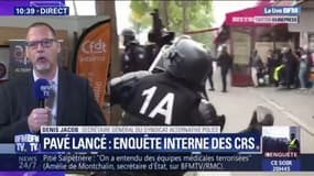 Pavé lancé sur des manifestants: "une enquête est ouverte" (syndicat Alternative Police)