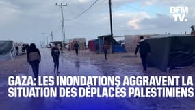 À Gaza, les inondations aggravent la situation des déplacés palestiniens  