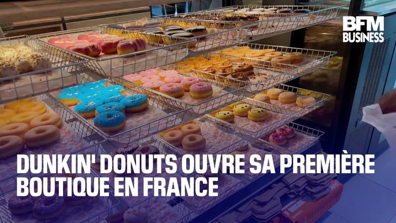 Dunkin' Donuts ouvre sa première boutique en France