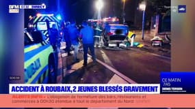 Roubaix: deux jeunes de 17 ans sans permis gravement