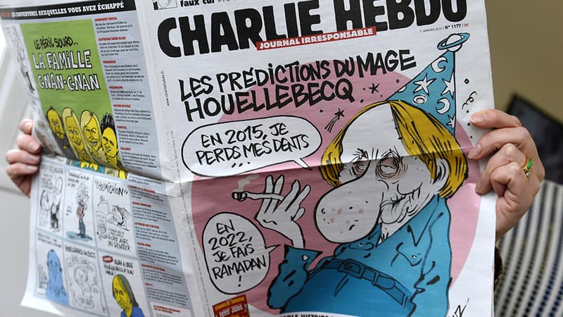 Le  numéro de "Charlie Hebdo",  du 7 janvier 2015.