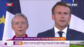 Retraites: Borne dit ne plus vouloir recourir au 49.3