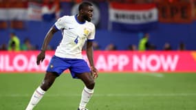 Dayot Upamecano, défenseur de l'équipe de France, à l'Euro, 21 juin 2024