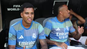 Rodrygo sur le banc lors de PSG-Real (4-0, Coupe du monde des clubs), le 9 juillet 2025