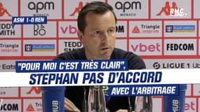 Monaco 1-0 Rennes : "Pour moi c'est très clair", Stéphan pas d'accord avec l'arbitrage