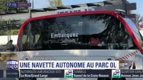 Deux navettes autonomes pour rejoindre le Parc OL   