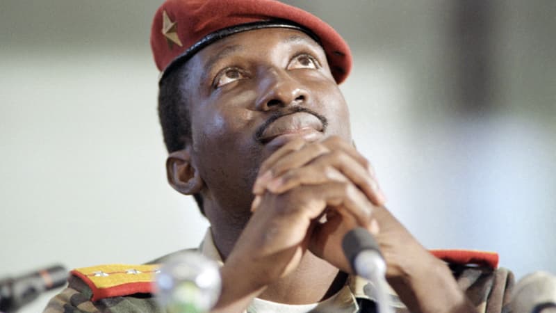 L'ex-président burkinabé Thomas Sankara, en septembre 1986. 