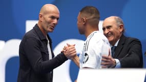 Zinedine Zidane et Kylian Mbappé