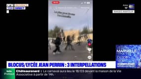 Trois interpellations après le blocus du lycée Jean Perrin à Marseille