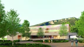L'école Rose-Valland, imaginée par l'agence d'architecture Dominique Coulon architectes ouvrira ses portes à la rentrée 2028. 