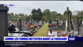 Nord: les tombes de Lomme nettoyées avant la Toussaint