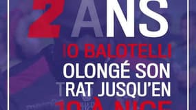 c’est officiel, Balotelli prolonge l’aventure avec les Aiglons!