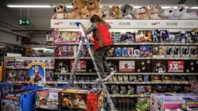 Un magasin de jouets d'occasion à Saint-Marcel-lès-Valence (Drôme), en septembre 2022 (photo d'illustration).