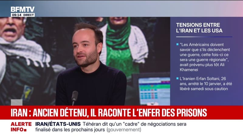 Iran: pour Louis Arnaud, ancien détenu de la prison d'Evin, la libération d'Erfan Soltani "c'est de l'hypocrisie pure et simple"