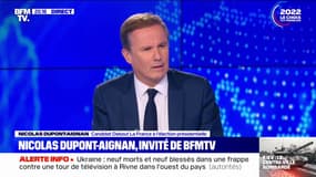 Remise de 15 centimes par litre sur le carburant: pour Nicolas Dupont-Aignan, "il faut au moins le double"