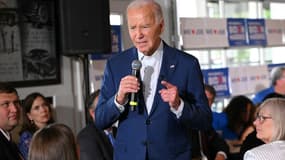 Joe Biden ce vendredi 12 juillet 2024 à Northville