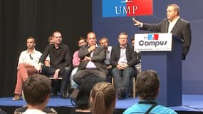 Xavier Bertrand au campus UMP du Touquet, le 7 septembre 2013.