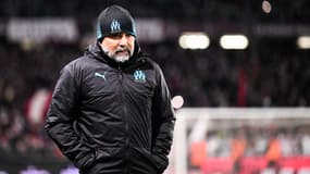 Jorge SAMPAOLI (OM) le 13 février 2022.
