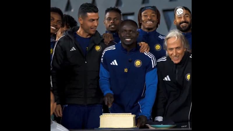 Ovation de Ronaldo et gros gâteaux… Les belles images du retour de Sadio Mané à Al-Nassr après son triomphe à la CAN