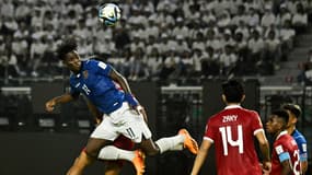 Allen Obando avec les U17 de l'Equateur, le 10 novembre 2023