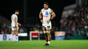 Tevita Tatafu lors du match La Rochelle-Union Bordeaux-Bègles (32-22, Top 14), le 20 octobre 2024