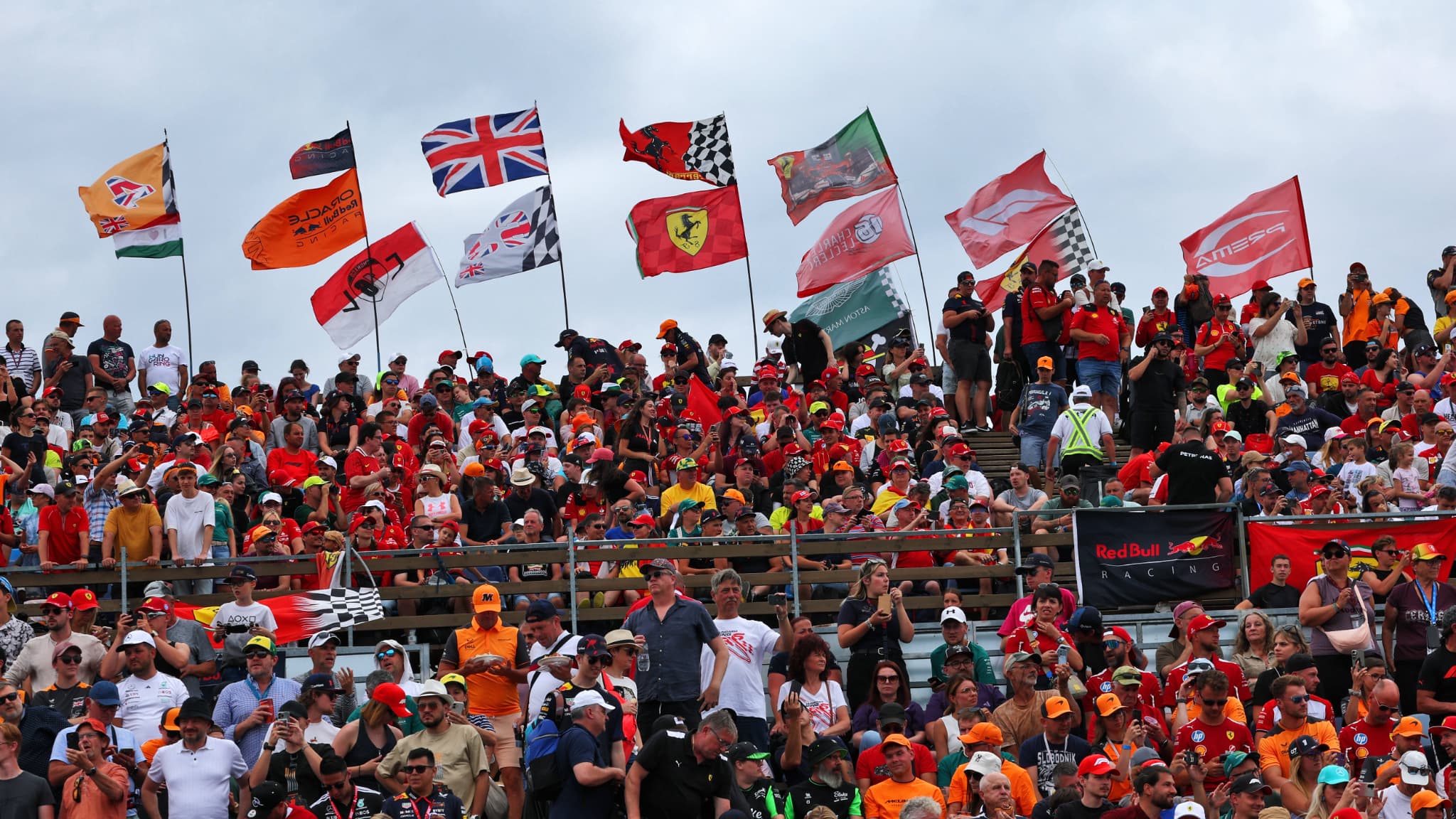 Les supporters avant le Grand Prix de Hongrie, le 3 aout 2025. Les supporters avant le Grand Prix de Hongrie, le 3 aout 2025.