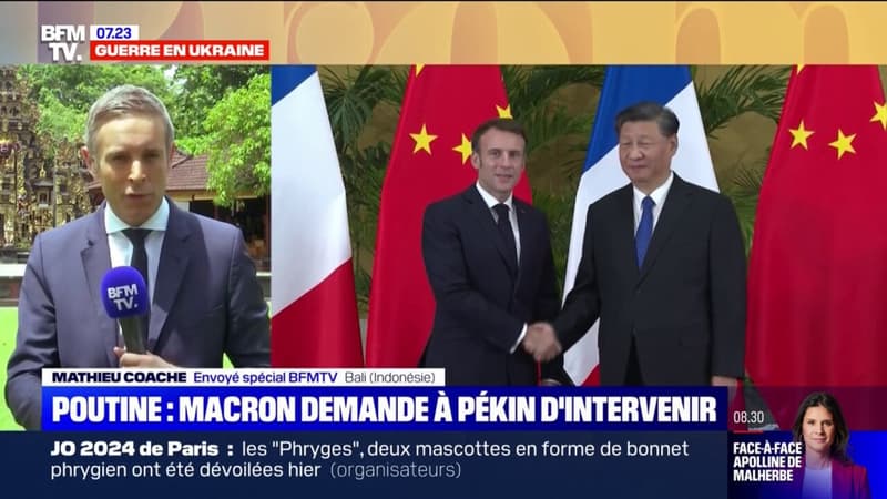 Ukraine: Emmanuel Macron a demandé à Xi Jinping d'intervenir auprès de Vladimir Poutine