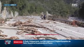 "Quand on voit ça, on se dit que c'est la fin du monde": des habitants encore coupés du monde dans les Alpes-Maritimes