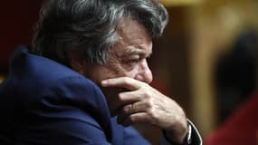 L'ancien ministre Jean-Louis Borloo, le 3 novembre 2015 à l'Assemblée nationale à Paris lors d'une session de questions au gouvernement.