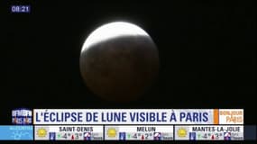 L'éclipse de lune visible en Ile-de-France ce lundi matin