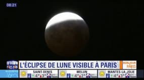 L'éclipse de lune visible en Ile-de-France ce lundi matin