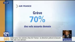 Grève à Air France: 70% des vols assurés ce mardi