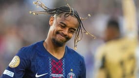 Bradley Barcola avec le PSG contre Botafogo à la Coupe du monde des clubs 2025