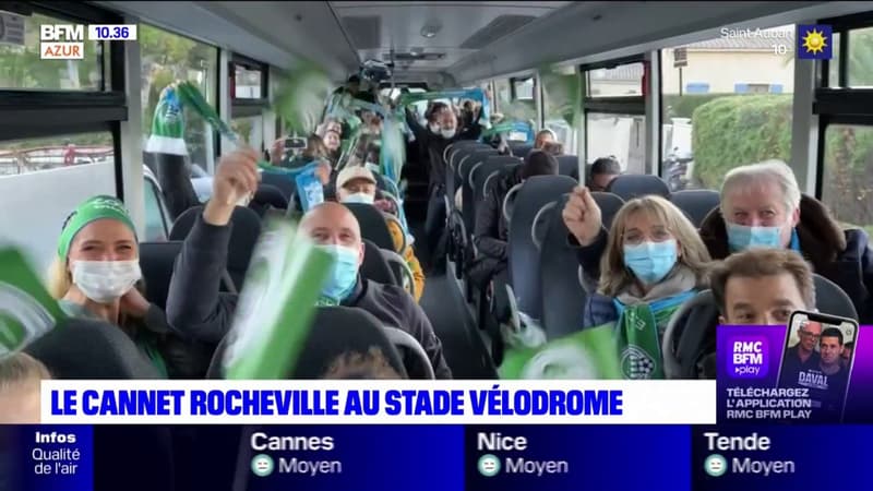Coupe de France: les supporters du Cannet-Rocheville fiers de leur équipe malgré la défaite à Marseille