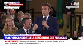 Emmanuel Macron veut "remettre des savoirs fondamentaux, en particulier les mathématiques, dans le tronc commun"