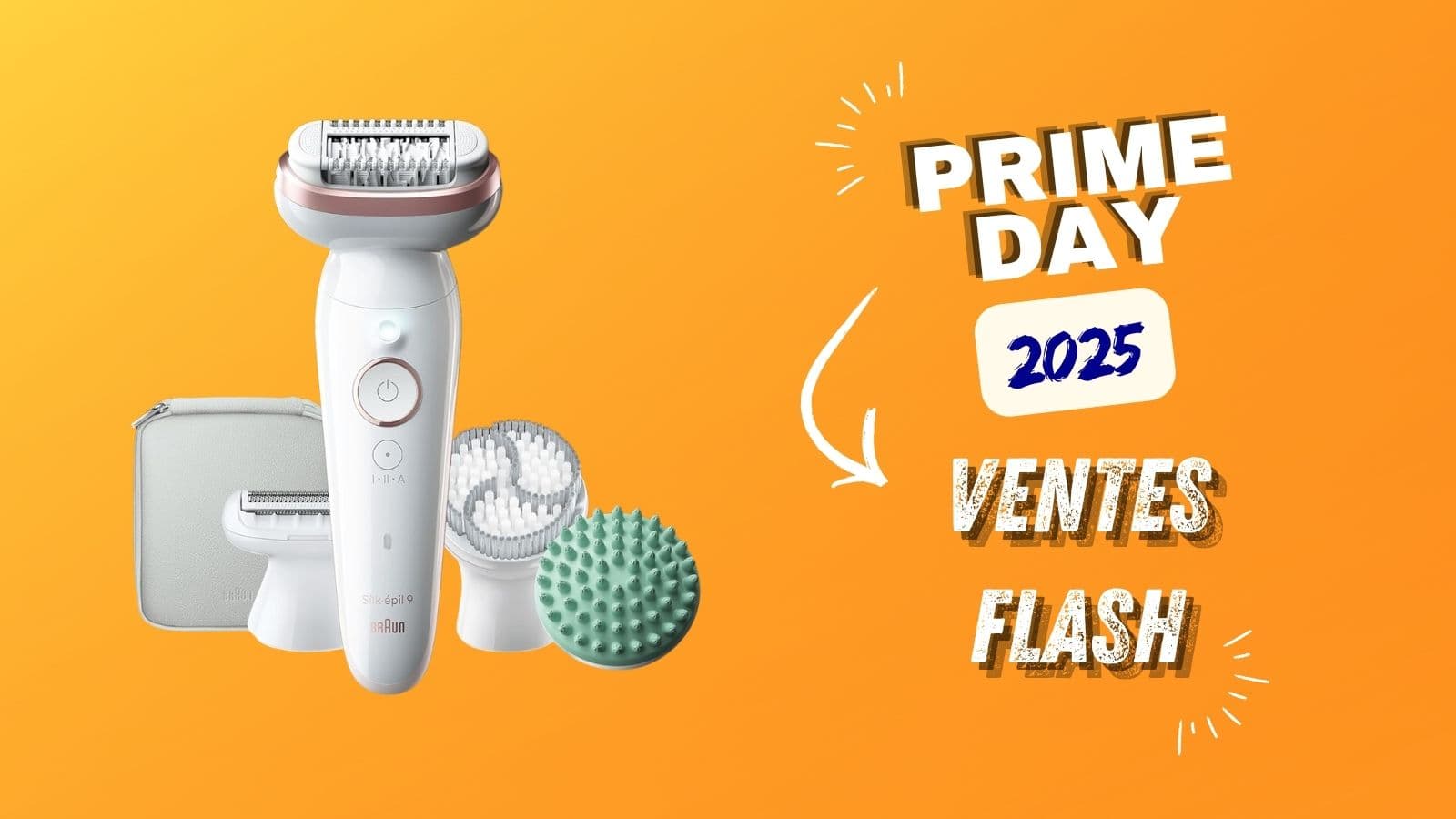 Épilateur Braun à 109,99€ au lieu de 188,10€