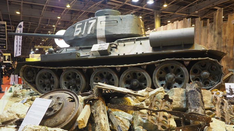 Le T34 est le char emblématique de la campagne soviétique lors de la Seconde Guerre Mondiale