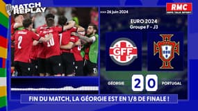 Géorgie 2-0 Portugal : Le match replay avec les commentaires de RMC