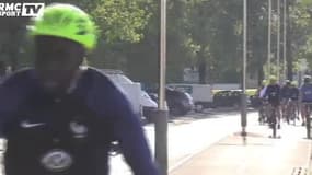 Petite balade à vélo pour les Bleus