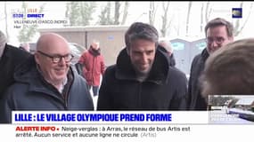 Lille: le village olympique prend forme